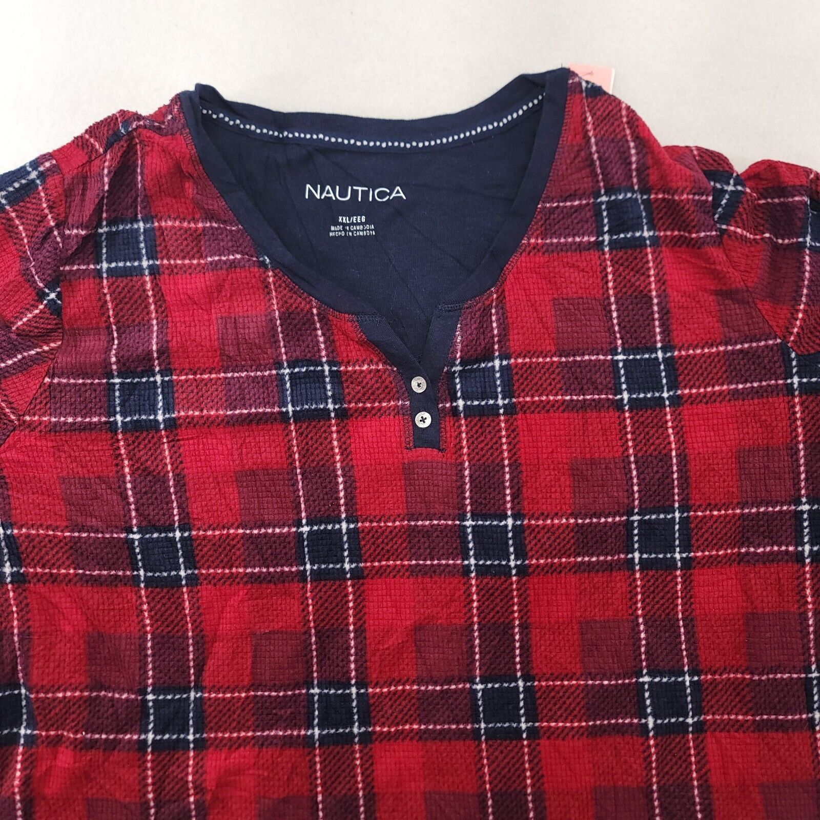 Nautica Nautica Long Sleeve Pullover Shirt Womens Size 2XL Red Plaid Size XXL / US 16-18 / IT 52-54 - 1 Thumbnail