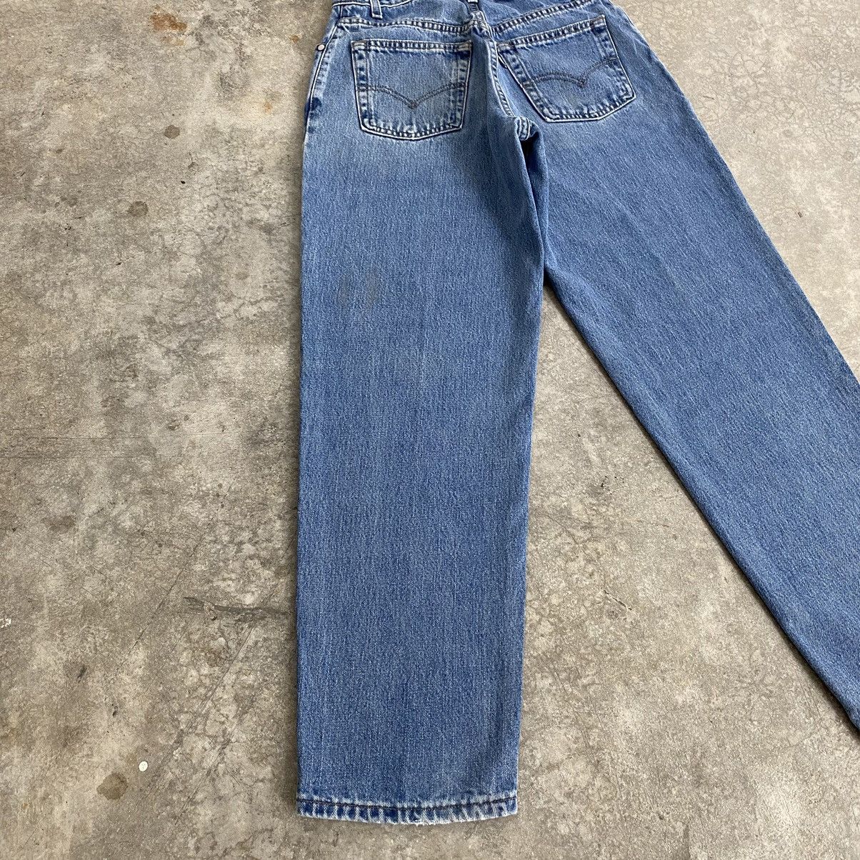 Levi's Vintage 1999 Levis Silvertab Washed Blue Loose Jeans Size US 28 / EU 44 - 15 Thumbnail