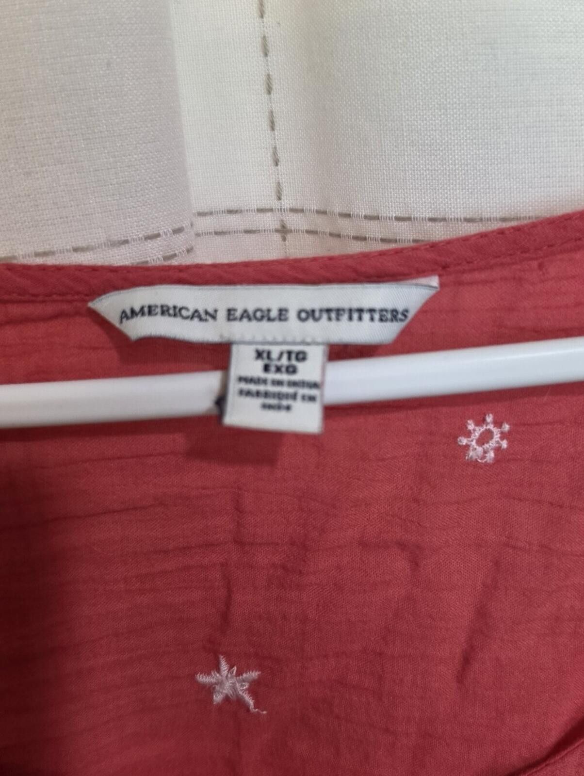 American Eagle Outfitters American Eagle Cotton Top Size XL / US 12-14 / IT 48-50 - 4 Thumbnail
