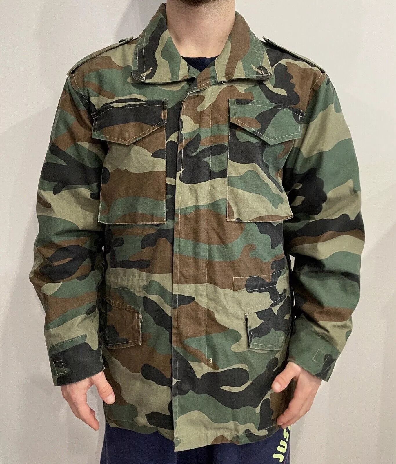 Vintage Vintage Camo Jacket Liner Men Fiels M65 Cold Weather US Army Size US M / EU 48-50 / 2 - 1 Thumbnail
