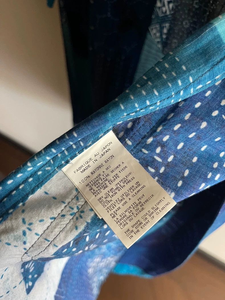 Yohji Yamamoto Yohji Yamamoto 2015 SS Blue Dye Long Shirt 2505-Nextarrow Size US M / EU 48-50 / 2 - 9 Thumbnail