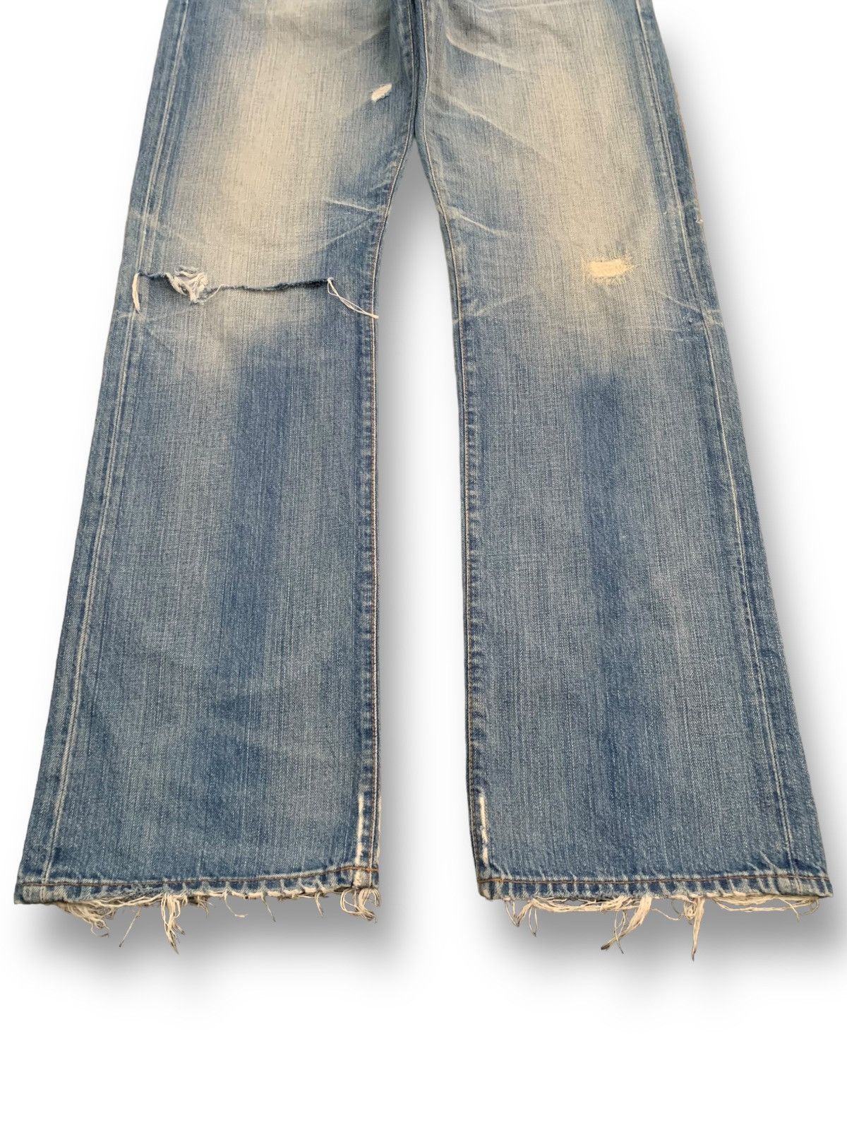KMRii Vintage Adriano Goldschmied Mud Wash Loose Distressed Jeans Size US 34 / EU 50 - 8 Thumbnail
