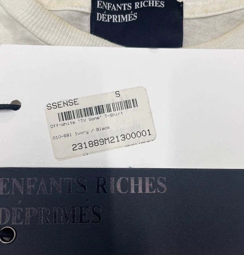 Enfants Riches Deprimes Enfants Riches Deprimes 24 SS White Killer Short Sleeves 25 Size US S / EU 44-46 / 1 - 4 Thumbnail