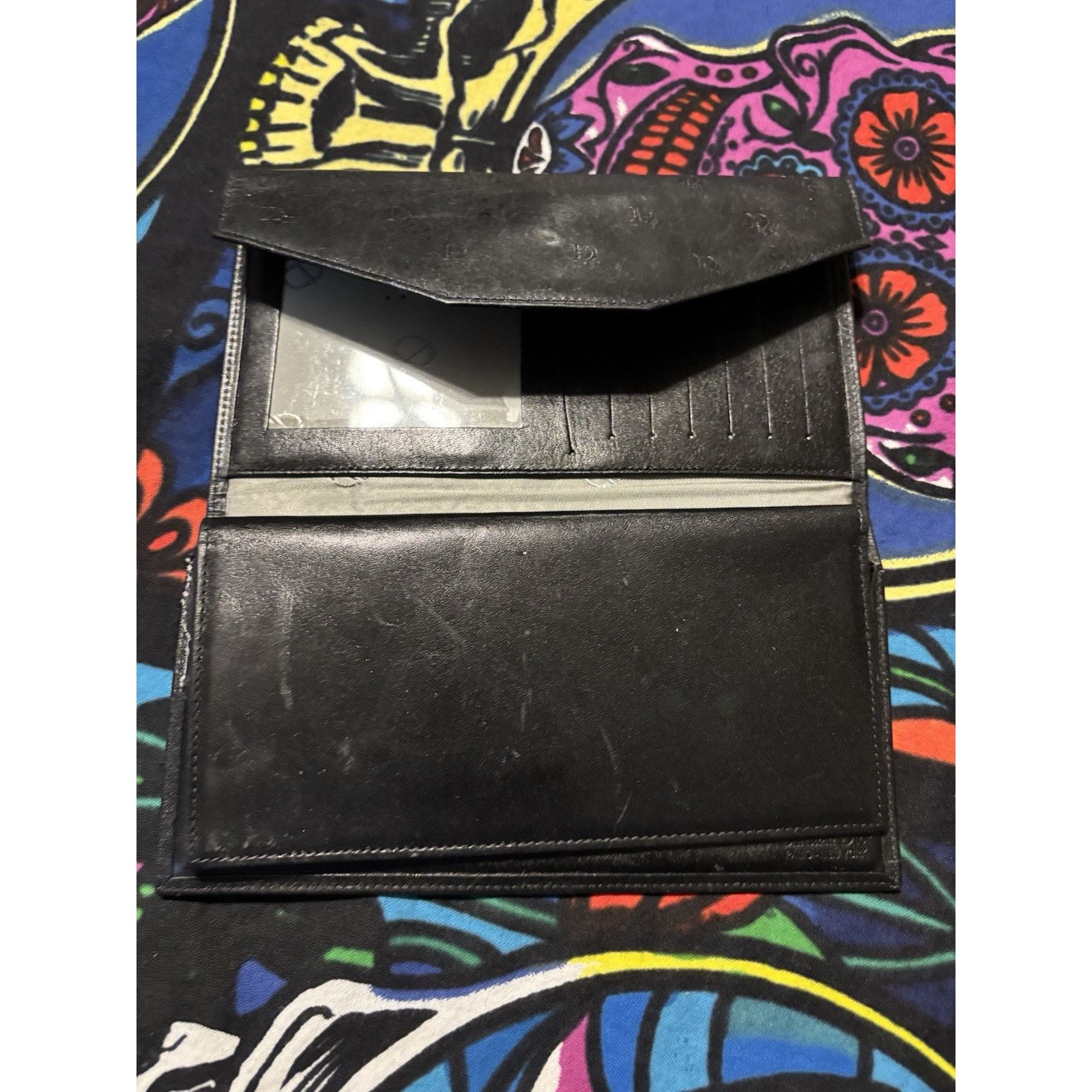 Dior Christian Dior Vintage Black Byfold Leather Wallet Flawed Size ONE SIZE - 6 Thumbnail