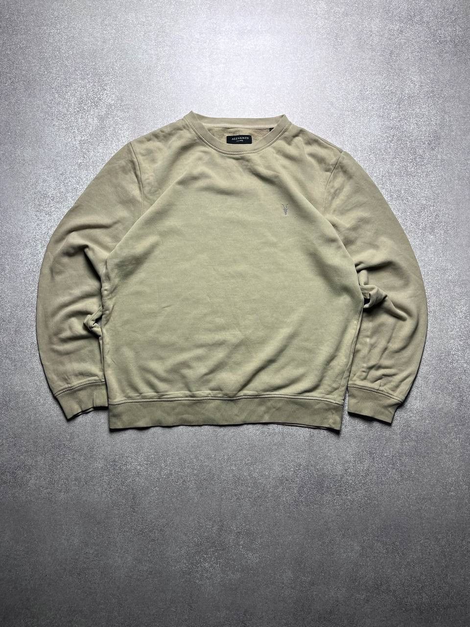 Vintage Allsaints Boxy Sand Sweatshirt Y2K XL