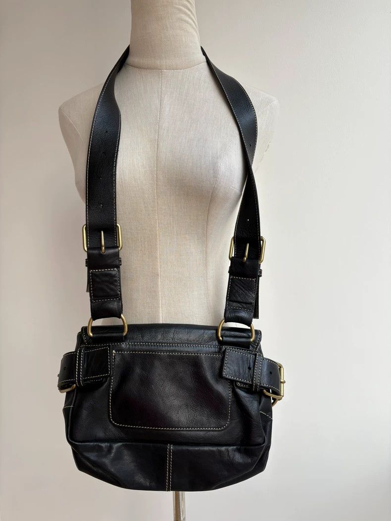 Vivienne Westwood Vivienne Westwood size os Black leather Saturn logo motorcy Size ONE SIZE - 3 Thumbnail