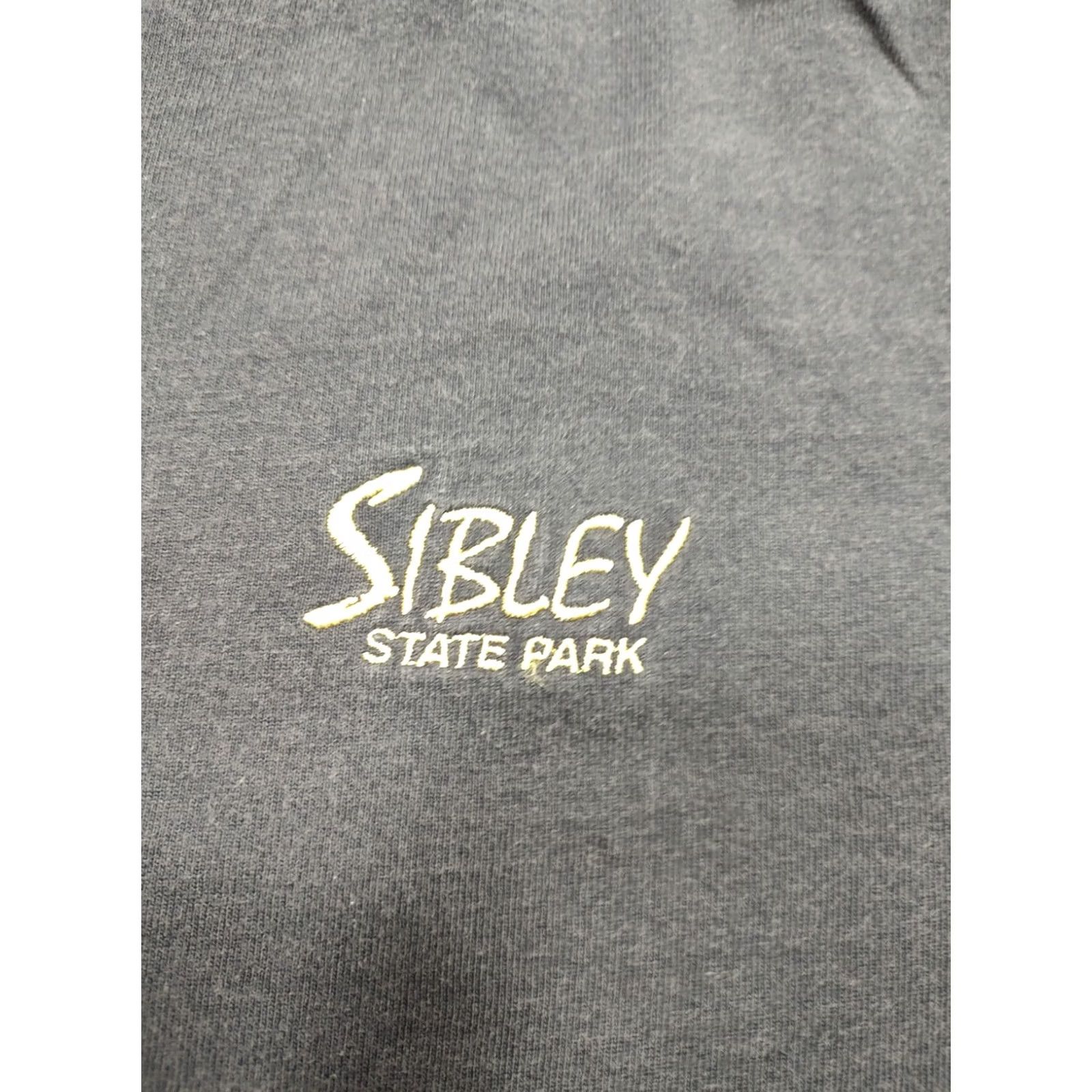 Vintage VINTAGE Cotton Deluxe Sibley State Park Shirt USA Mens 2XL Blue Henley Long Sleeve Single Stitch Shirt Size US XXL / EU 58 / 5 - 4 Thumbnail