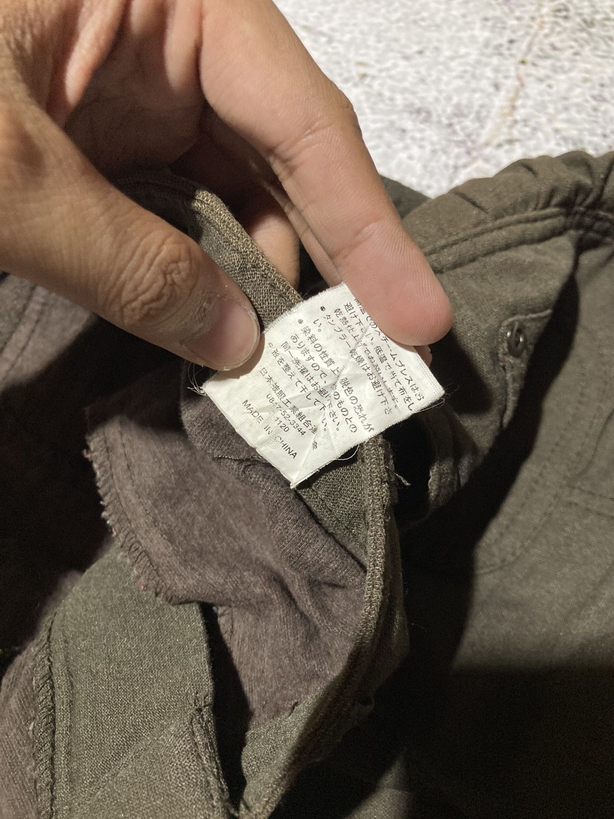 Japanese Brand 2000s Japanese Brand Ruched Pants Punk Lgb Style Green Army Size US 26 / EU 42 - 17 Thumbnail