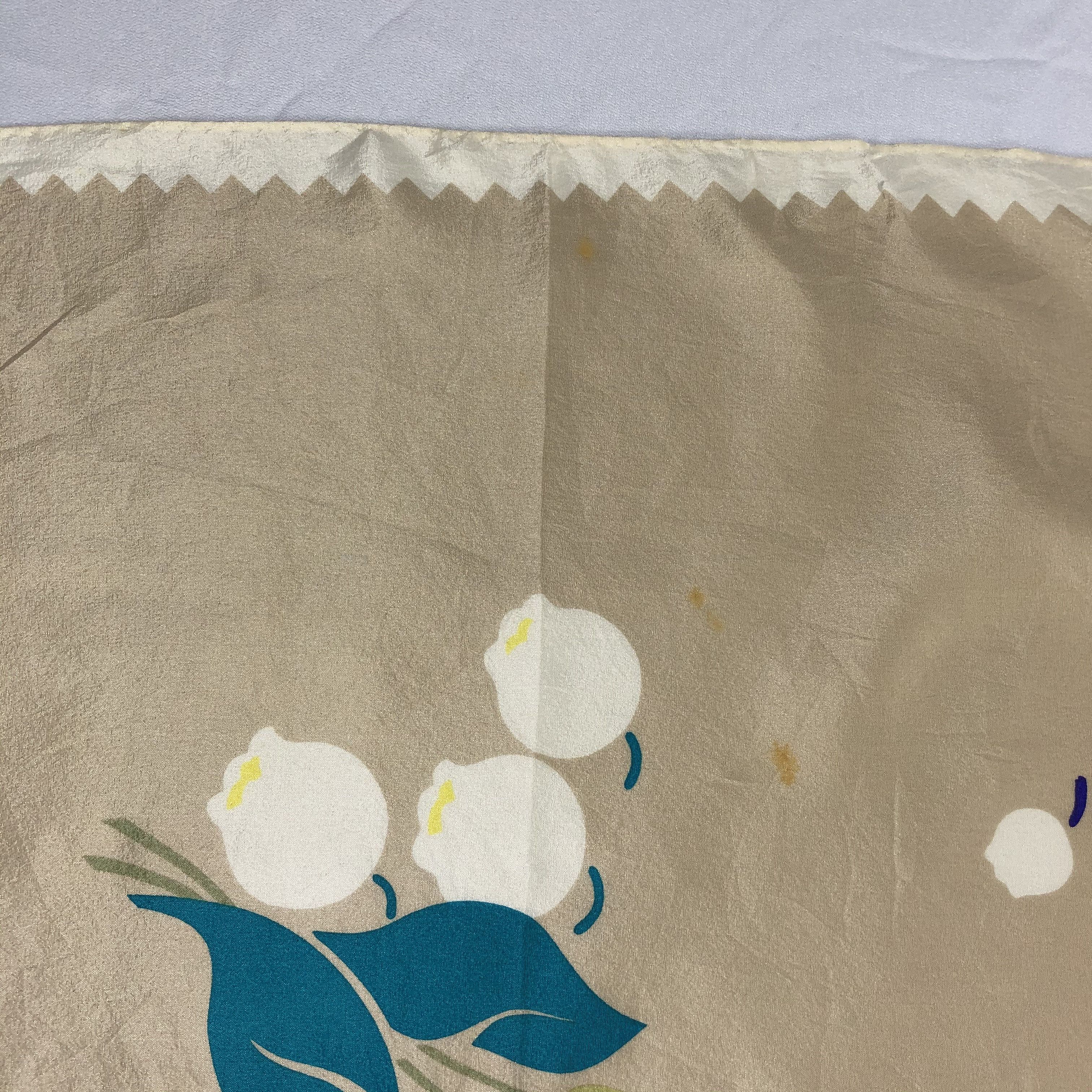 Hanae Mori Vintage Hanae Mori Silk Scarf Size ONE SIZE - 8 Thumbnail
