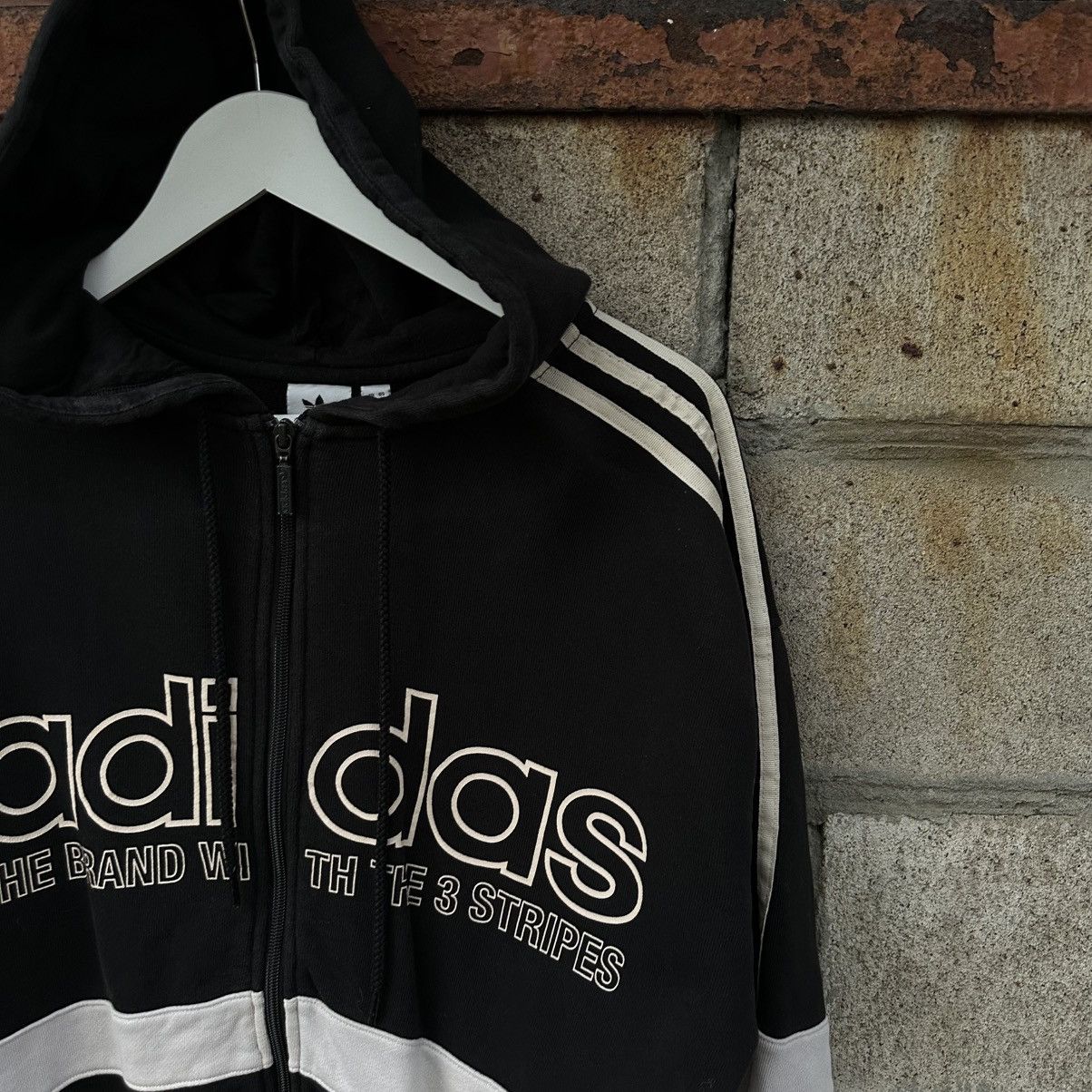 Adidas Vintage Adidas Zip Hoodie Big Logo Hype Trend Y2K 00s USA Size US M / EU 48-50 / 2 - 5 Thumbnail