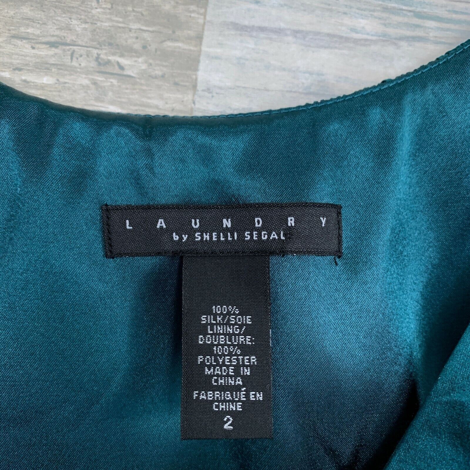 Laundry by Shelli Segal Laundry Shelli Segal Pure Silk Bubble Dress Green Mini 2 Size XS / US 0-2 / IT 36-38 - 8 Thumbnail