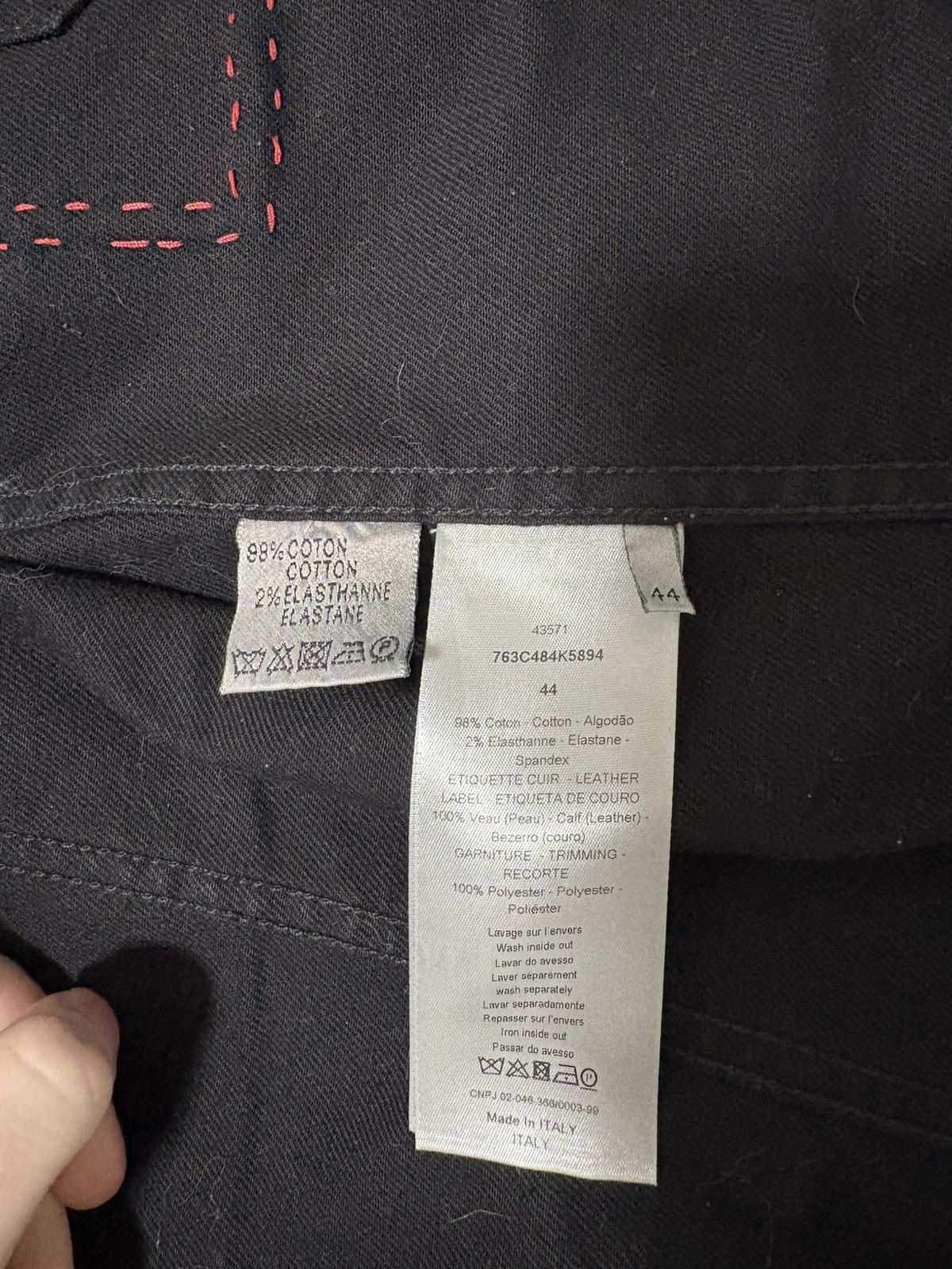 Dior Dior Homme X Toru Kamei SS17 Patchwork Denim Jacket Size US S / EU 44-46 / 1 - 9 Thumbnail
