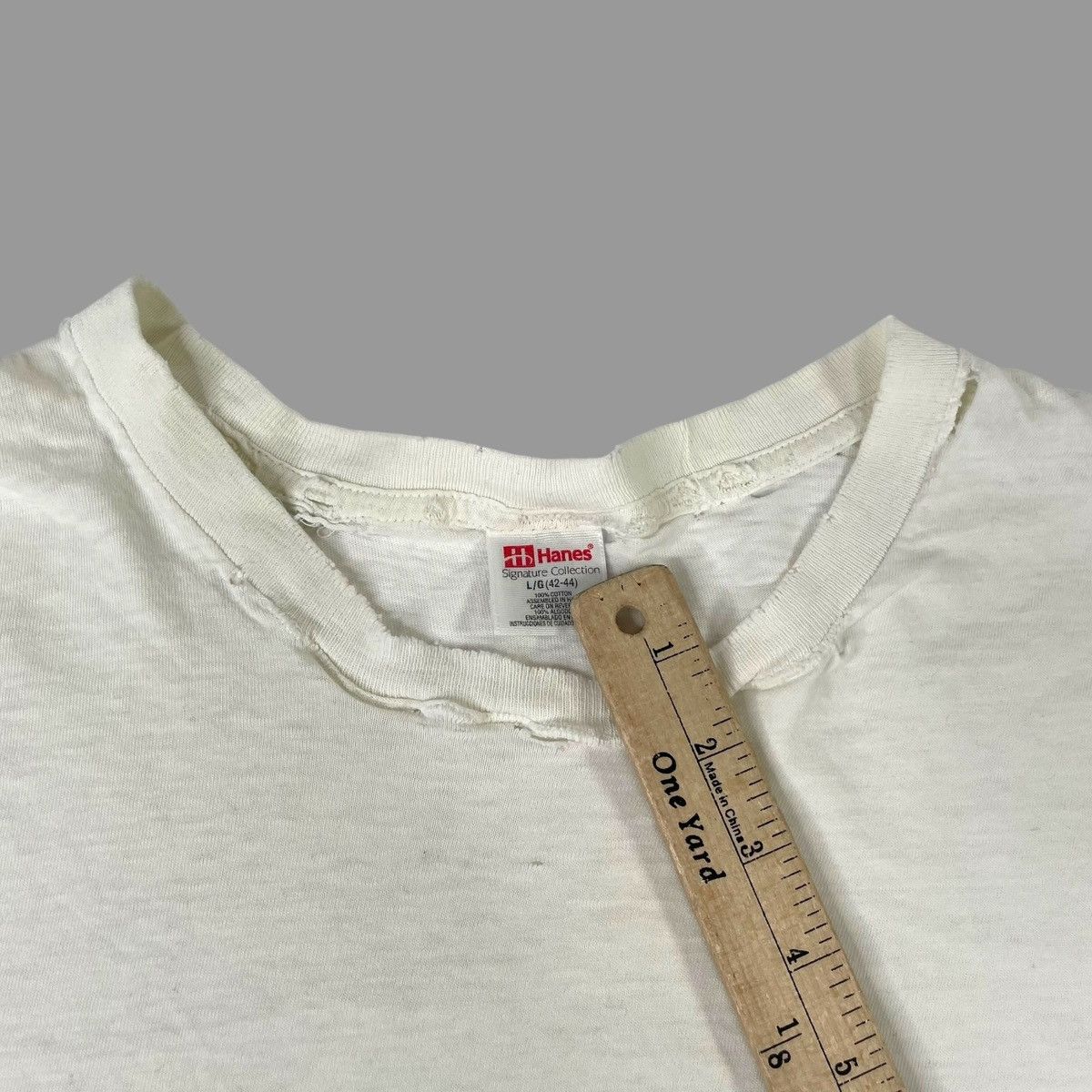 Vintage Vintage 90s blank faded t shirt Size US L / EU 52-54 / 3 - 4 Thumbnail