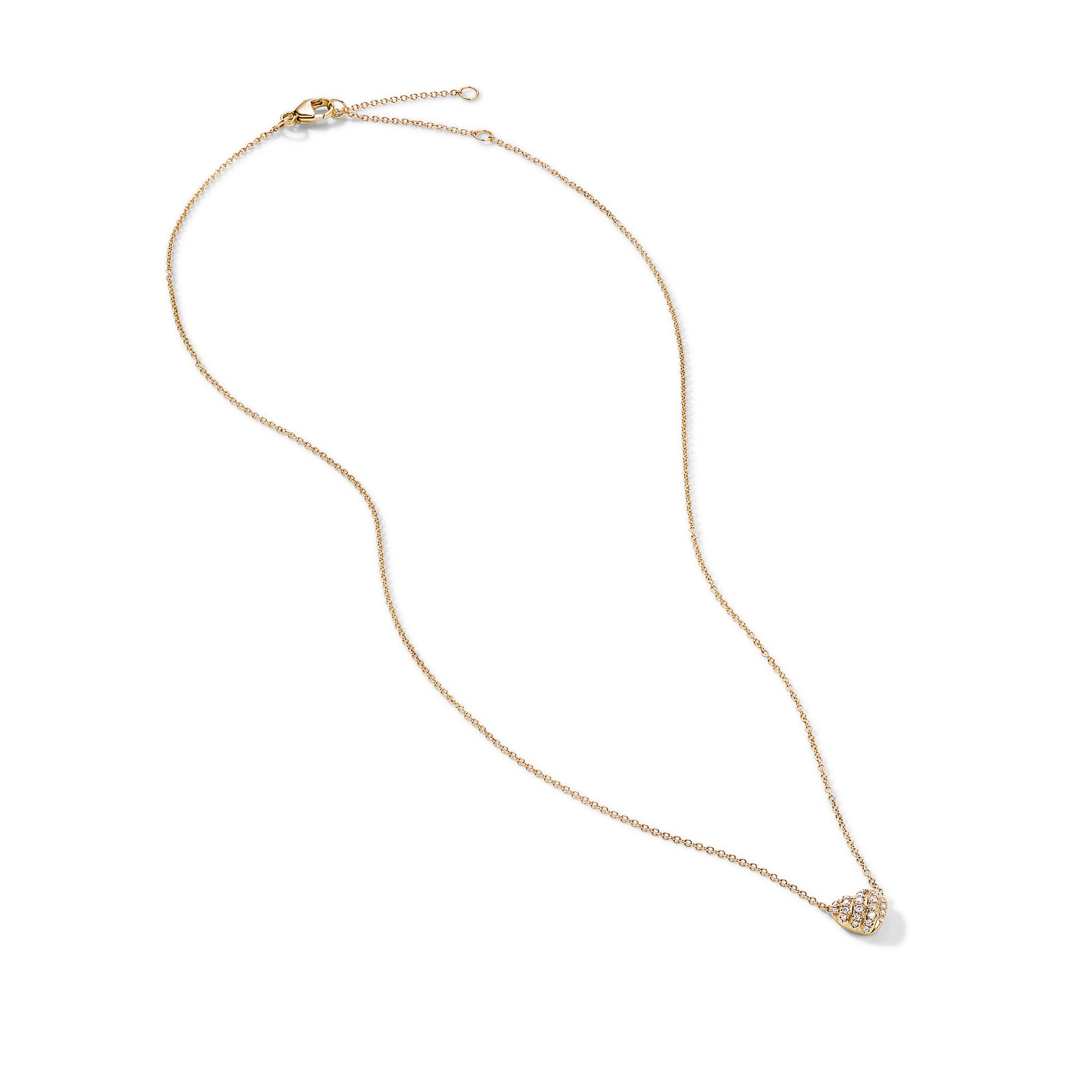 David Yurman o1w1db10325 Necklace in 18K Gold with Diamonds & 6.8mm Size ONE SIZE - 2 Thumbnail