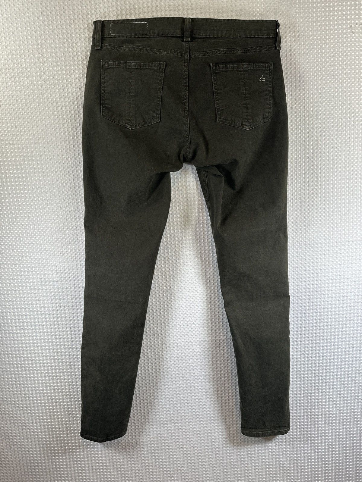 Rag & Bone Rag & Bone Kensington Olive Green Skinny Jeans Size 30" / US 8 / IT 44 - 3 Thumbnail