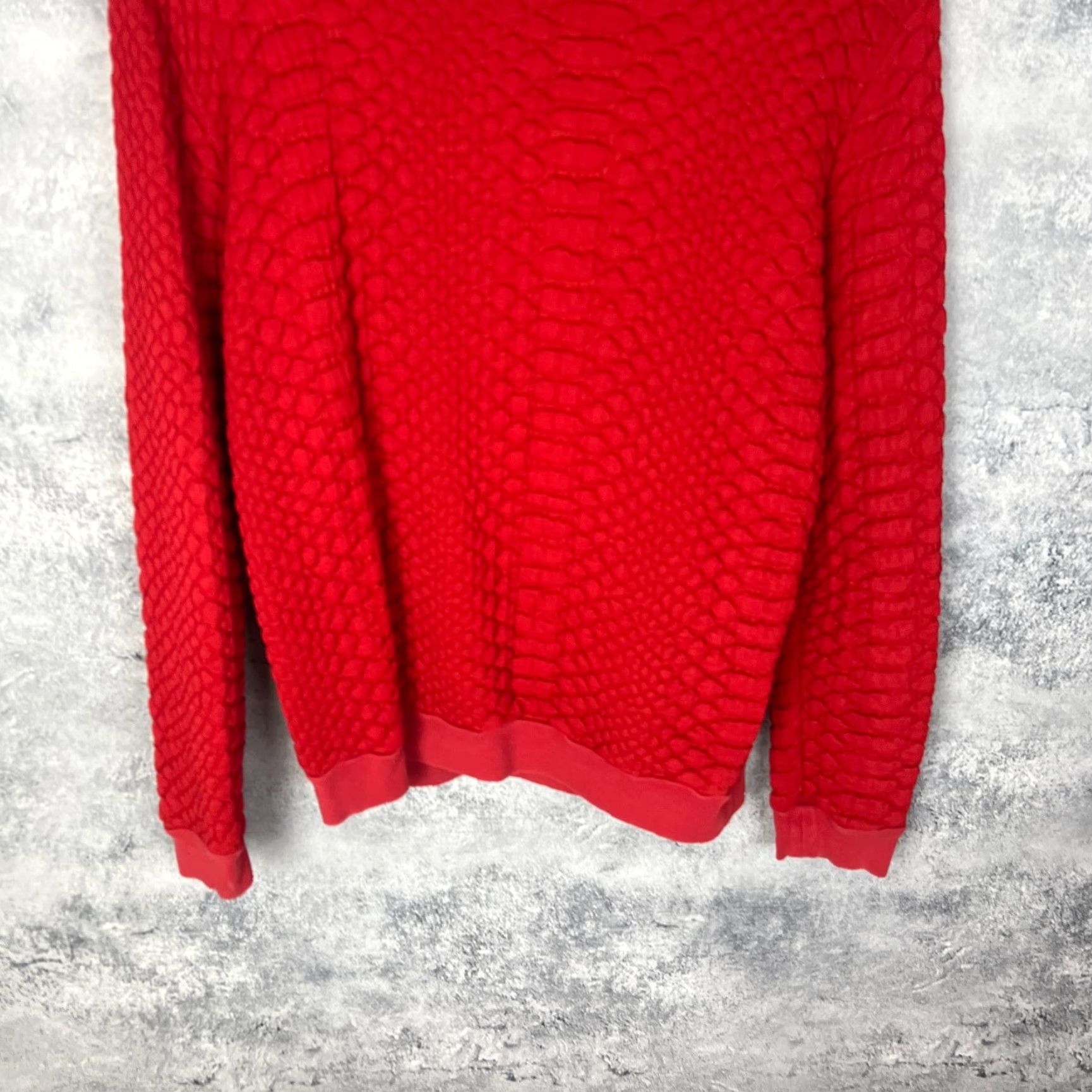 Sandro Sandro Paris Red Sweatshirt Womens Size 2 Pullover Vintage Style Rare Find Size XS / US 0-2 / IT 36-38 - 3 Thumbnail