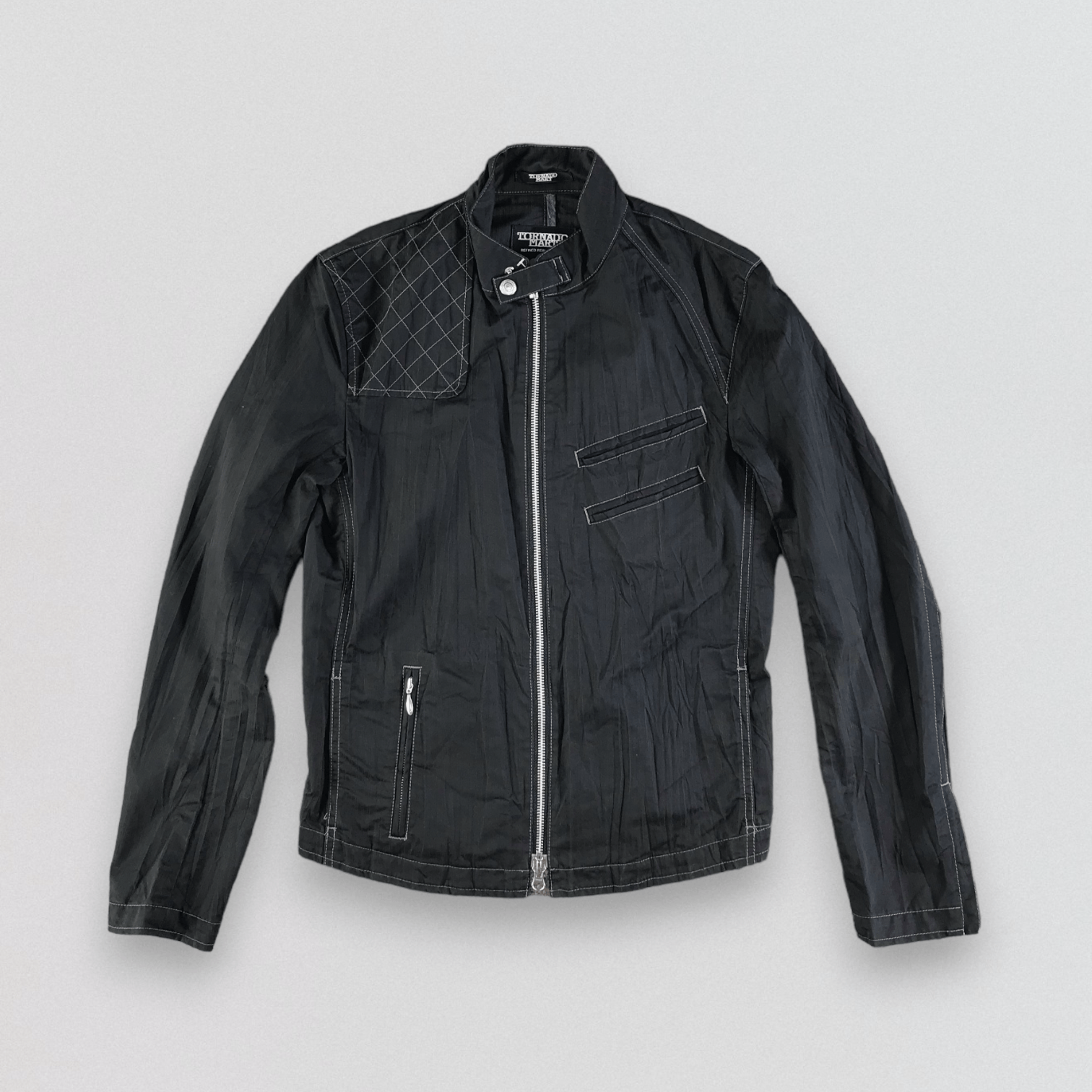 Tornado Mart Tornado Mart Black Zipper Jacket Size US M / EU 48-50 / 2 - 1 Thumbnail