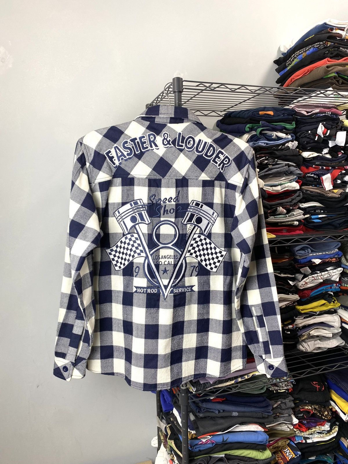 West Coast Choppers King Kerosin Los Angeles Tuning Choppers Flannel West Coast Size US S / EU 44-46 / 1 - 2 Thumbnail