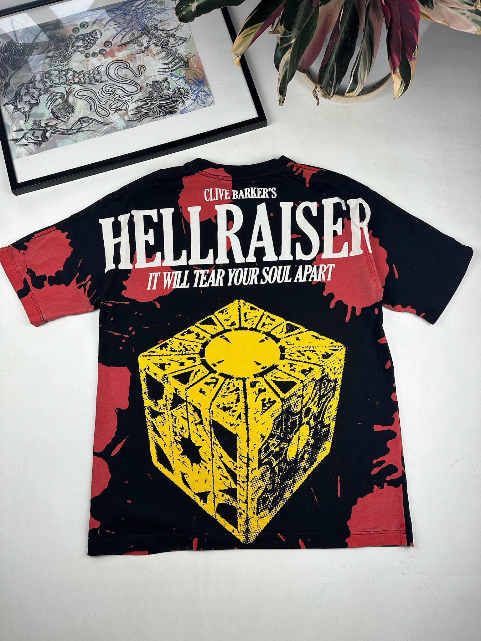 Vintage Hellraiser aop tShirt movie tee all over print Size US M / EU 48-50 / 2 - 5 Thumbnail