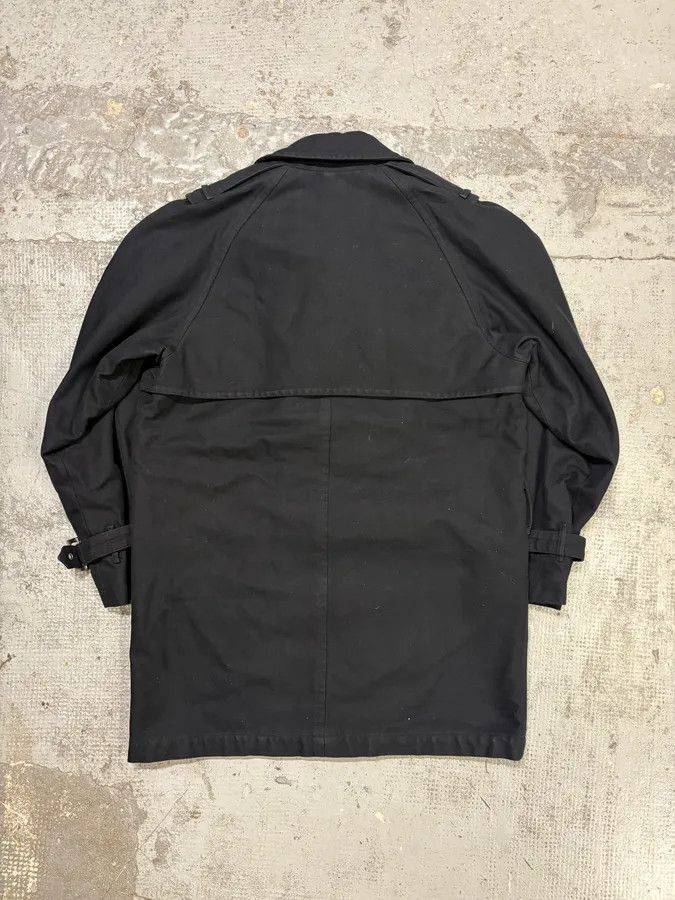 Yves Saint Laurent 2000s Yves Saint Laurent Black Buttoned Trench Coat Size US M / EU 48-50 / 2 - 6 Thumbnail
