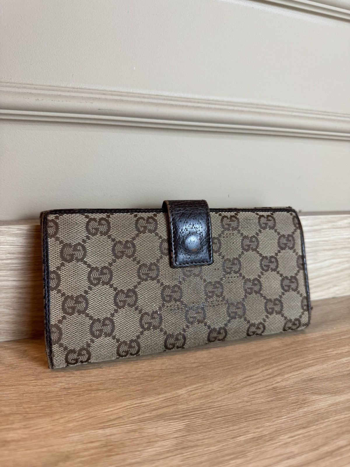 Gucci Monogram Long Wallet