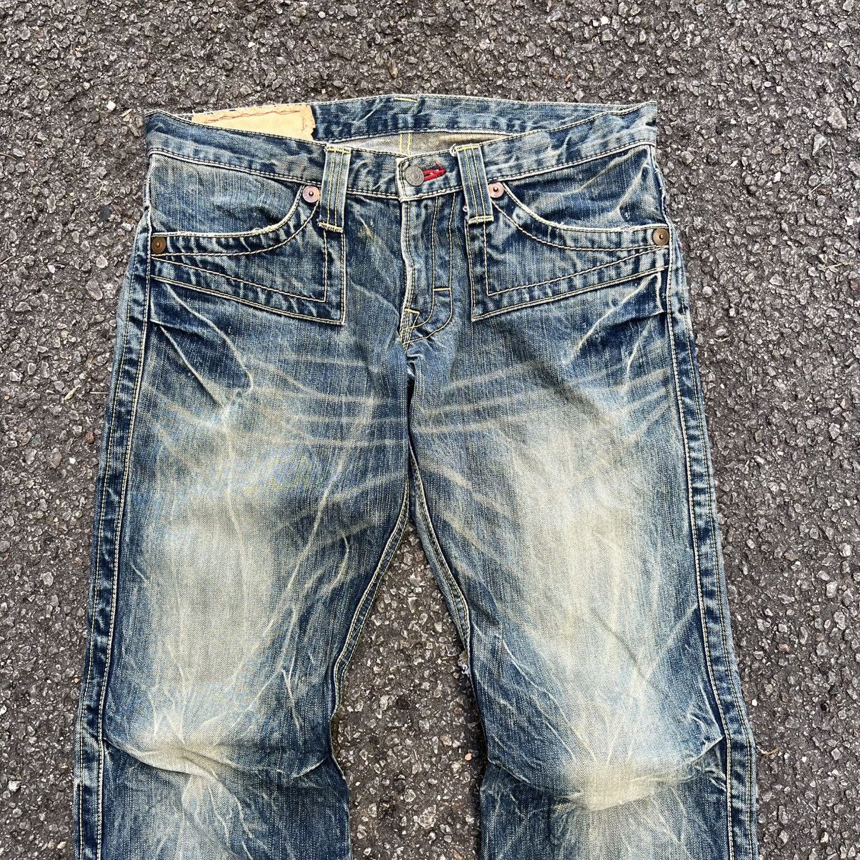 Hysteric Glamour Flared Japanese Vtg Blue Way Rusty Whiskered Mudwash Jeans Size US 30 / EU 46 - 4 Thumbnail