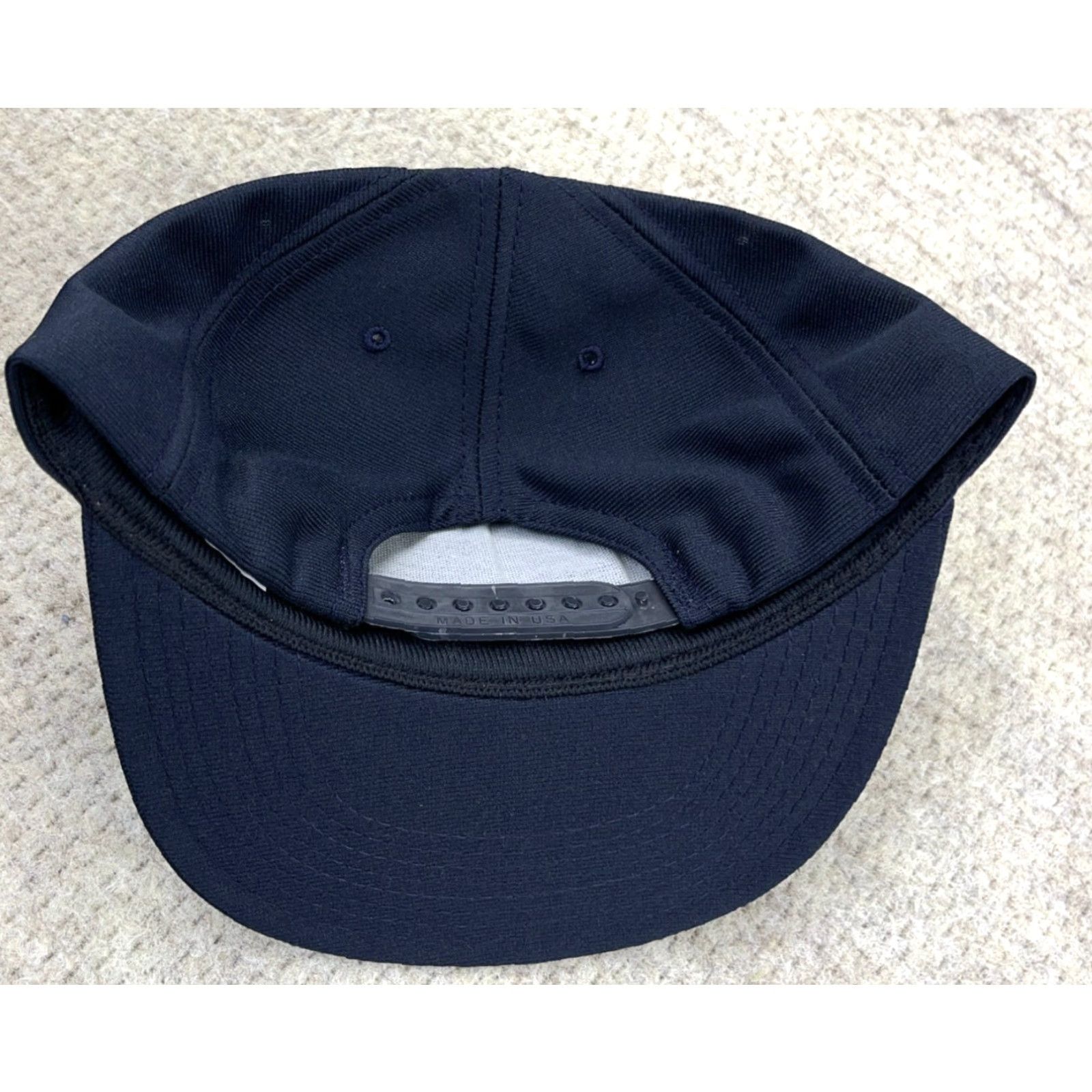 Vintage VINTAGE Eagle Crest Hat Cap Snapback One Size Blue 90s Dragon USA Military Army 80s Retro Logo Mens Size ONE SIZE - 4 Thumbnail