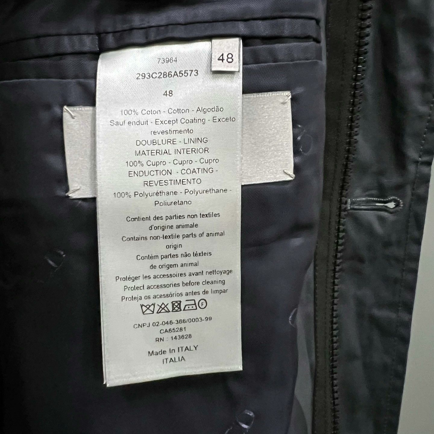 Dior Dior Blue Jacket Size 48 Size US M / EU 48-50 / 2 - 5 Thumbnail