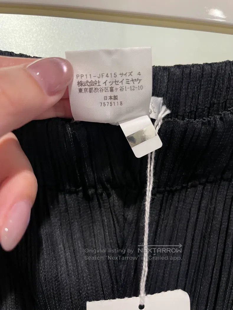 Issey Miyake Issey Miyake size:4 Black Asymmetric Pants Size 23" - 5 Thumbnail