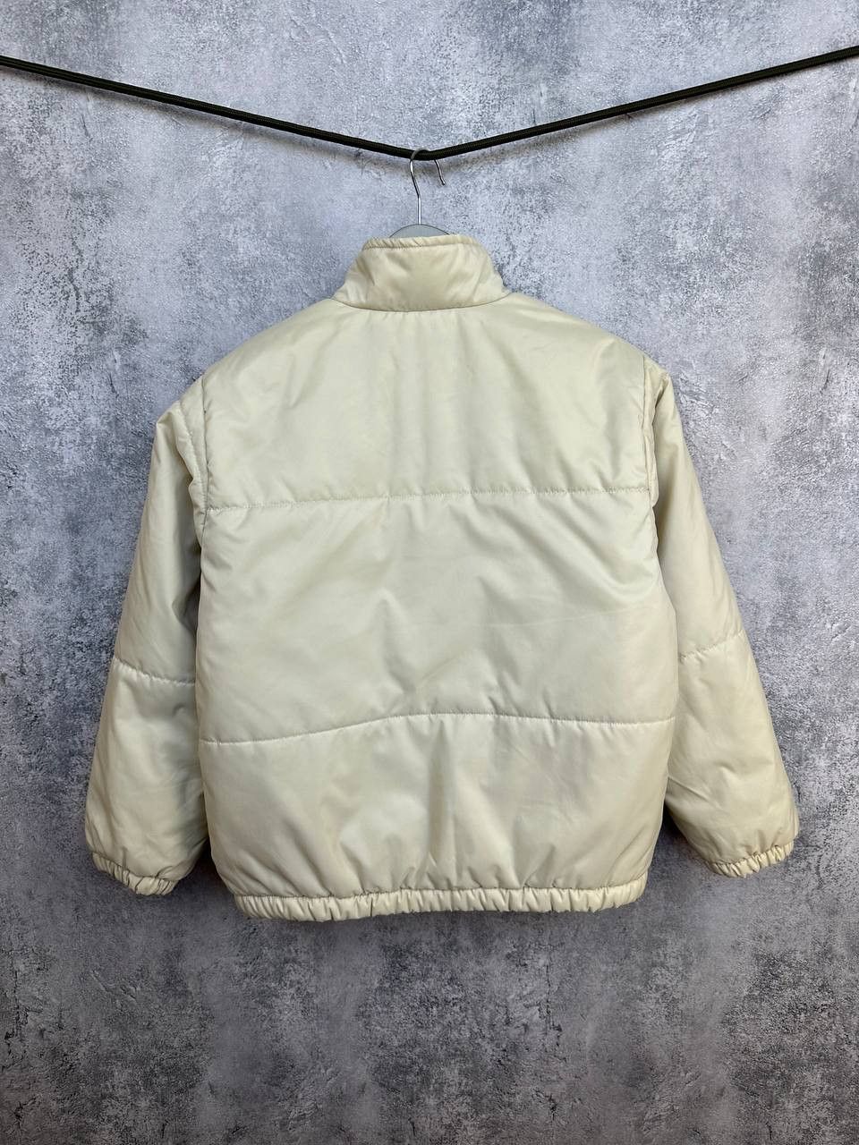 Nike Nike Y2K Puffer Padded Jacket Nylon Swoosh Cream Quilted Size M / US 6-8 / IT 42-44 - 2 Thumbnail