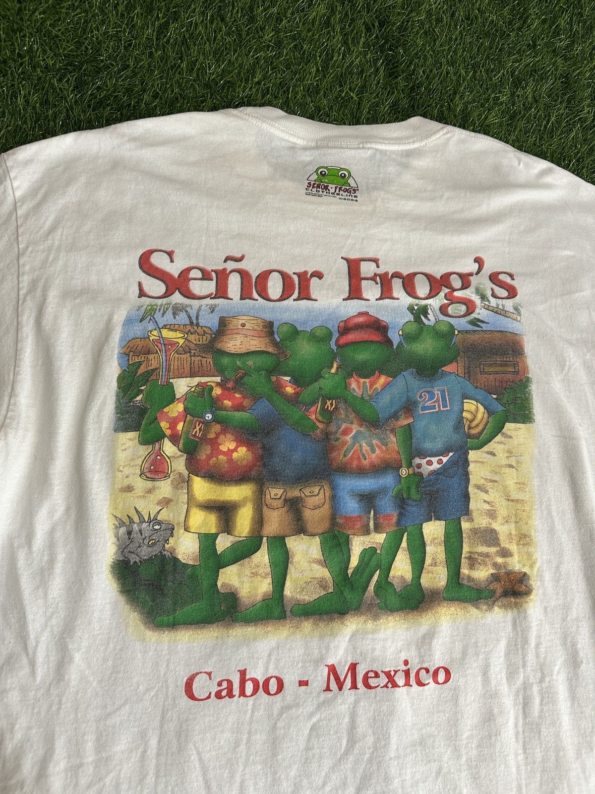 Vintage Vintage senor frogs cabo mexico tee shirt size L Size US L / EU 52-54 / 3 - 4 Thumbnail