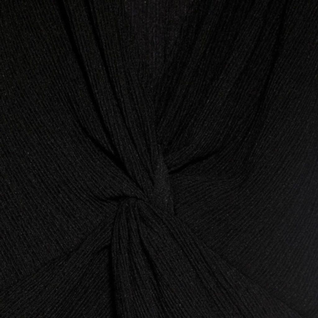 Zara Zara Women's Black Twisted V-Neck Blouse Size Medium Size M / US 6-8 / IT 42-44 - 9 Thumbnail