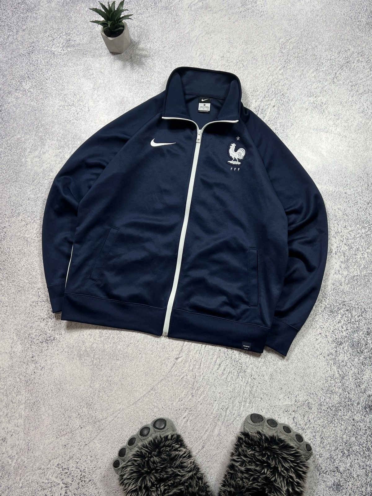 Nike Nike France Y2K Blockcore Track Top Jacket Size US XL / EU 56 / 4 - 1 Thumbnail