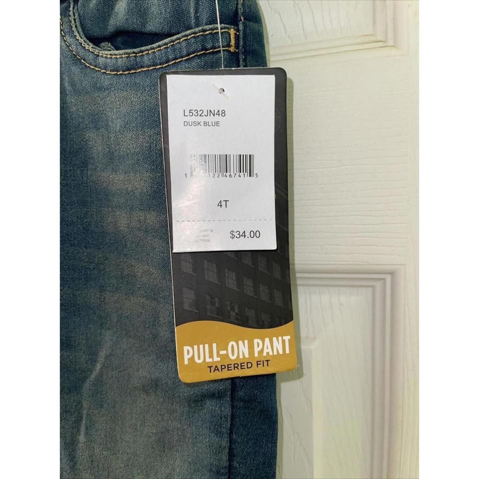 Other Lee Kids Dusk Blue Pull-On Pants - Tapered Fit, Size 4T Size ONE SIZE - 2 Thumbnail