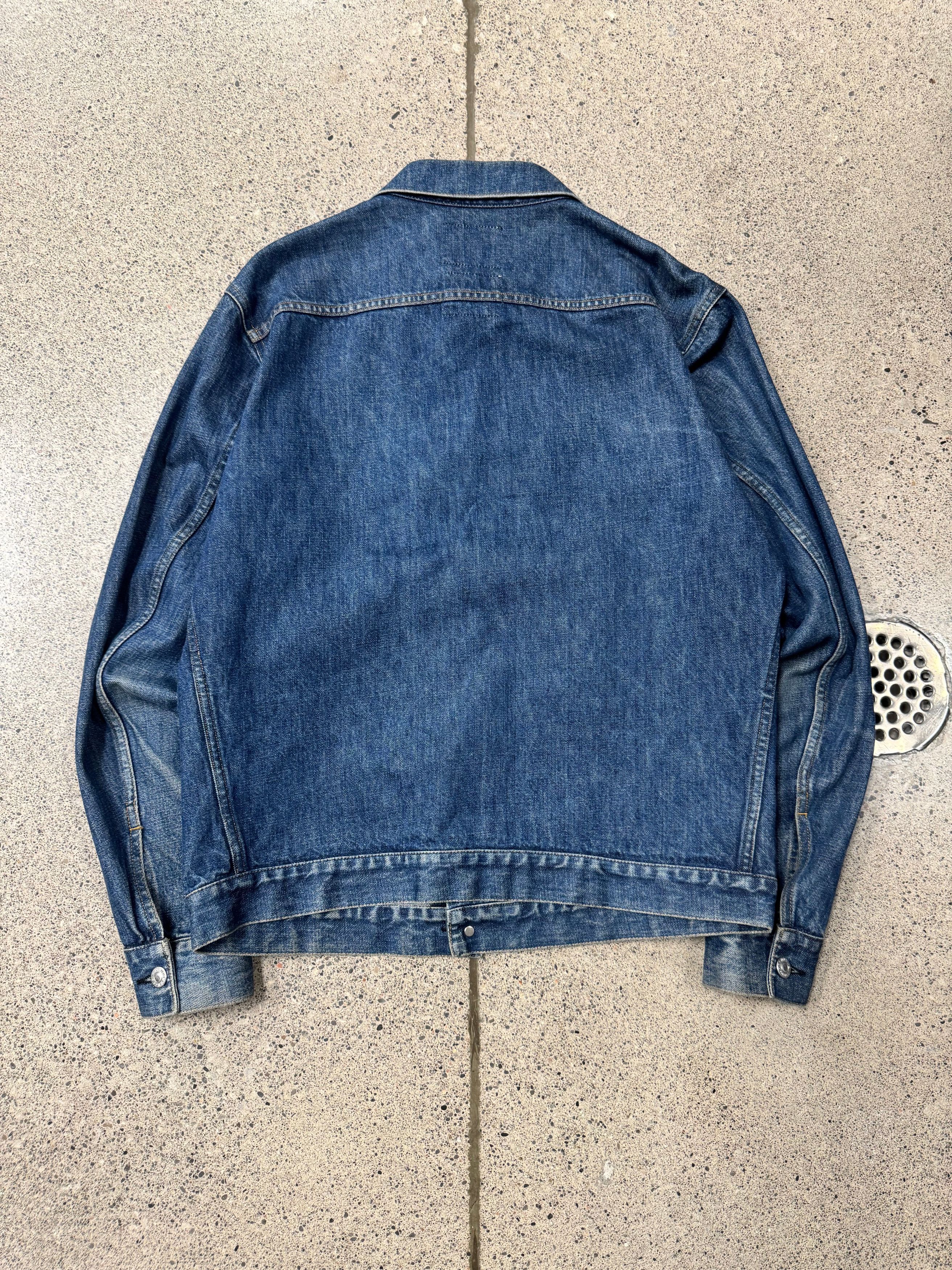 Helmut Lang 1998 Helmut Lang ‘Classic Wash’ Blue Denim Trucker Jacket Size US M / EU 48-50 / 2 - 5 Thumbnail