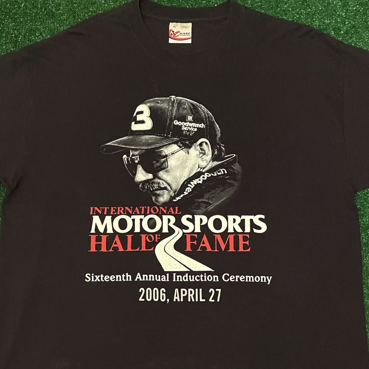 Chase Authentics VINTAGE Nascar Dale Earnhardt Hall Of Fame Annual VTG 2006 Shirt Mens XL Black 90s Nascar Mens Tee Size US XL / EU 56 / 4 - 4 Thumbnail