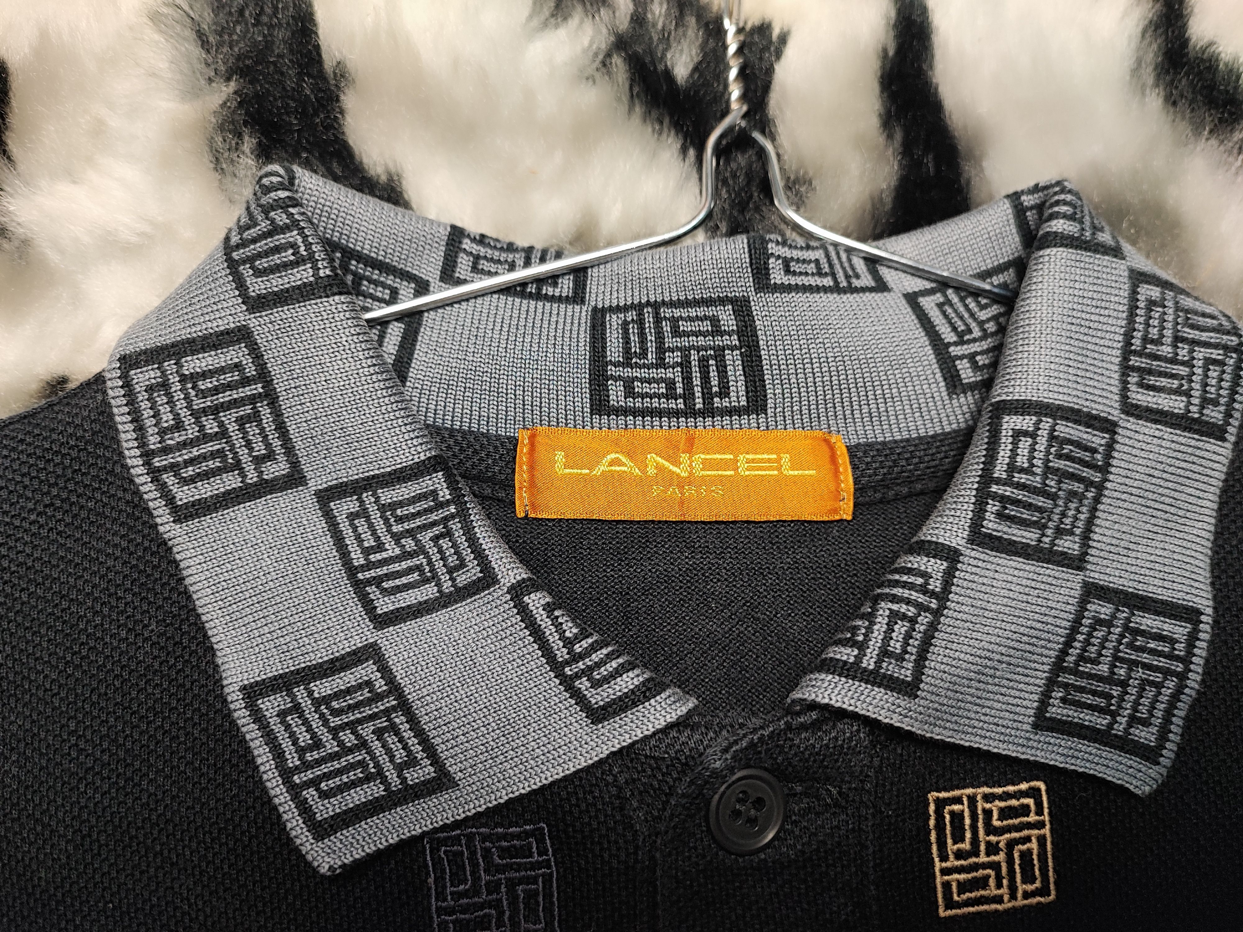 Lancel × Vintage Lancel Paris Polo T-shirt Vintage Design Size US L / EU 52-54 / 3 - 16 Thumbnail