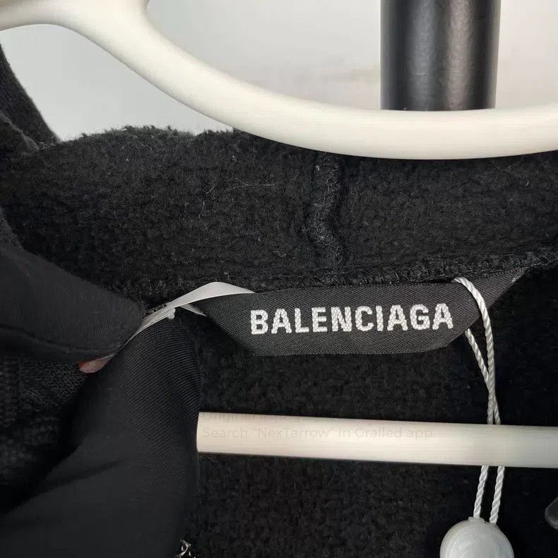 Balenciaga Balenciaga Black Hoodie Size US XS / EU 42 / 0 - 9 Thumbnail