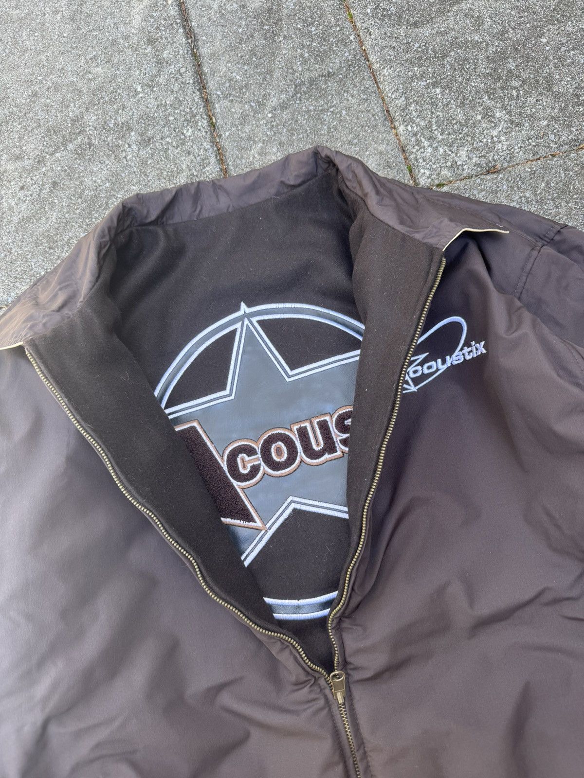 Japanese Brand × Vintage Acoustix Two Toned Front/Back Embroidered Jacket Size US XXL / EU 58 / 5 - 6 Thumbnail