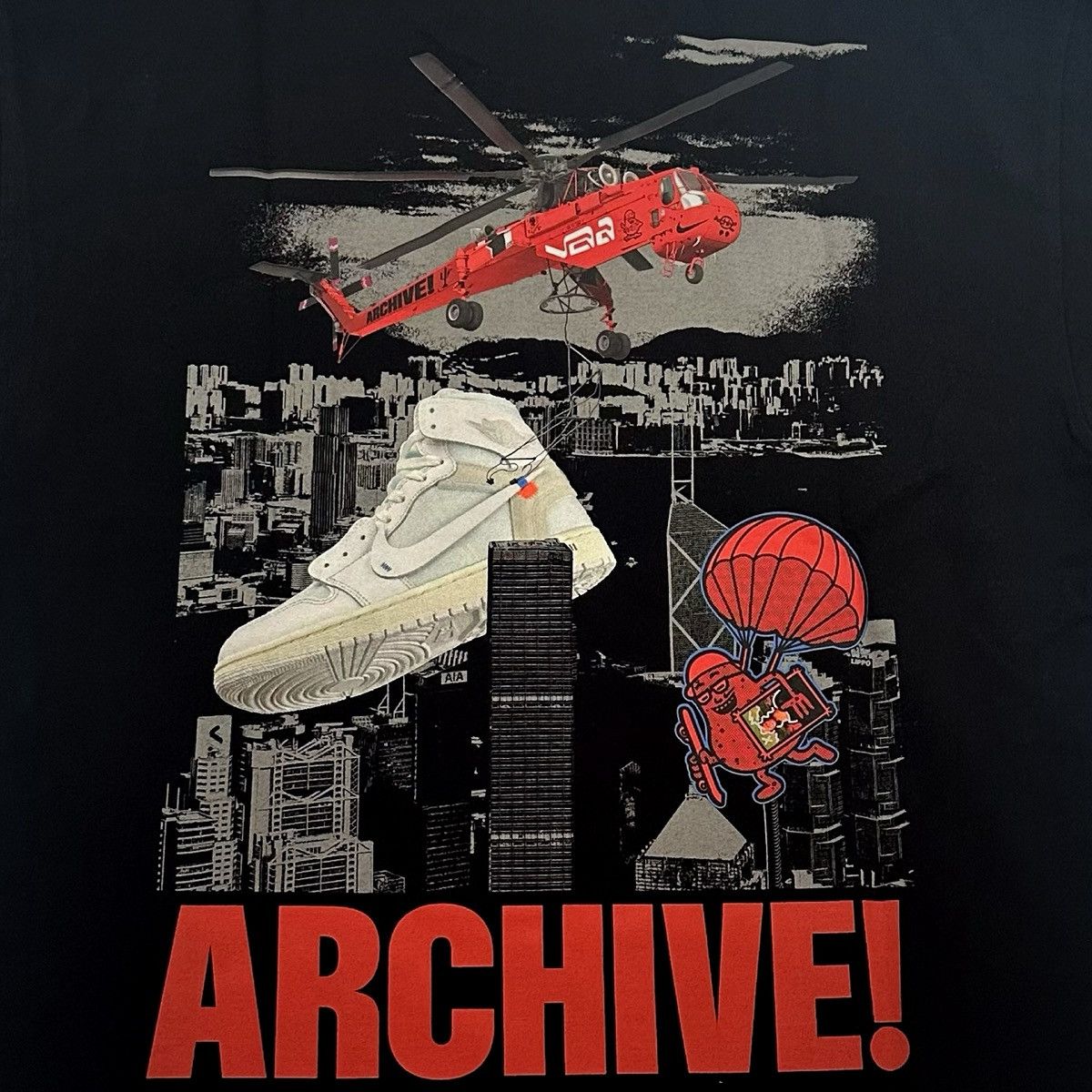 Virgil Abloh VAA Nike Virgil Abloh air jordan 1 Alaska "HONG KONG" Tee XL Size US XL / EU 56 / 4 - 1 Thumbnail