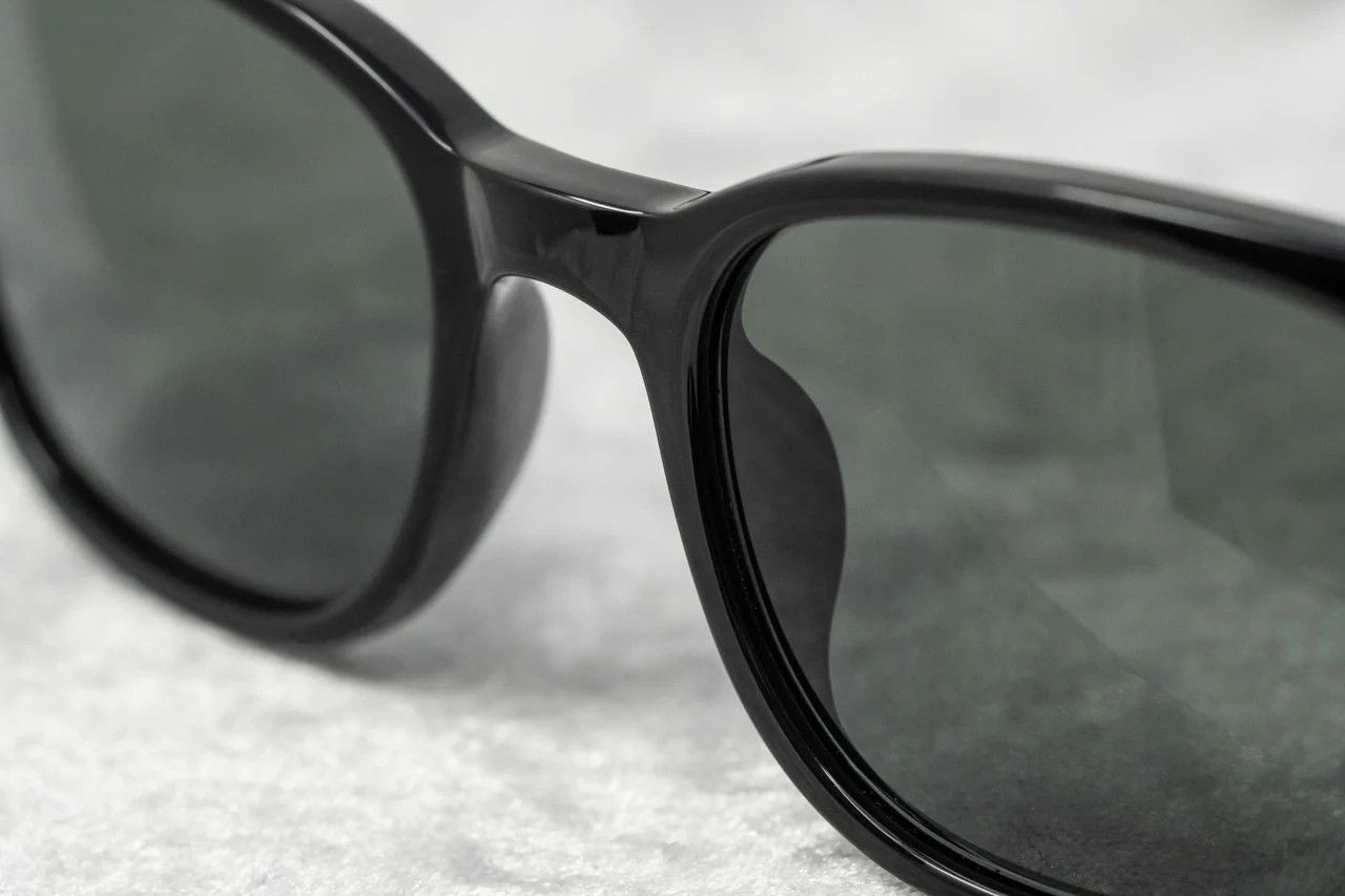 Ann Demeulemeester Ann Demeulemeester Sunglasses Rectangular Black and Grey Size ONE SIZE - 11 Thumbnail
