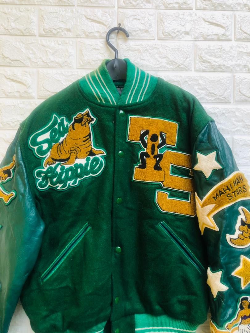 Japanese Brand × Vintage Vintage 60s Catchball Designer Fashion Style Varsity Jacket Size US L / EU 52-54 / 3 - 3 Thumbnail
