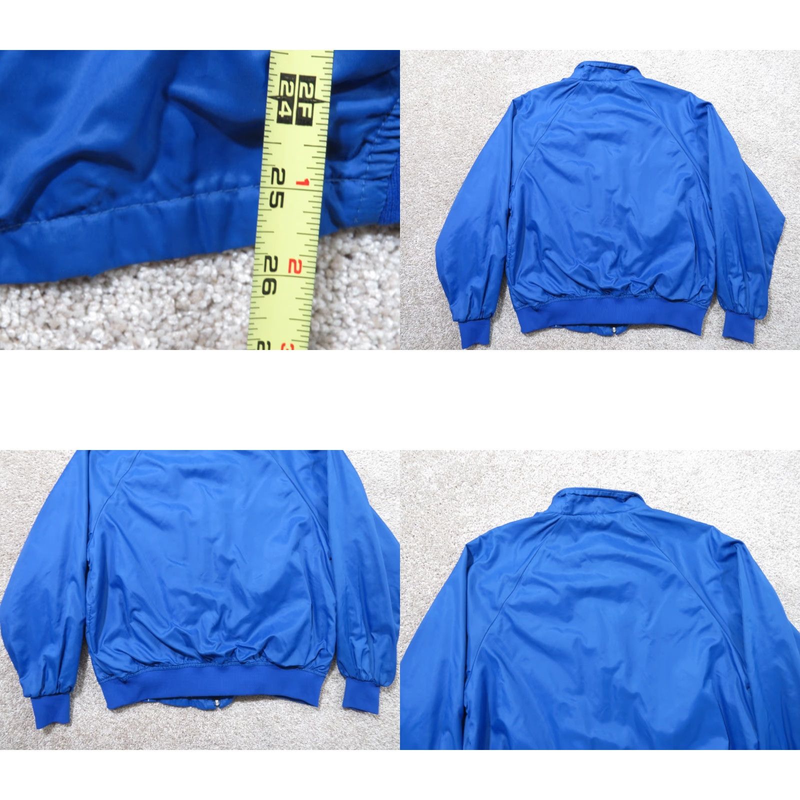 Vintage VINTAGE Duckster Windbreaker Jacket Mens XL Blue Full Pockets Zip Front 80s 90s USA Golf Walking Casual Travel Workwear Lightweight Nylon Lining Size US XL / EU 56 / 4 - 8 Thumbnail