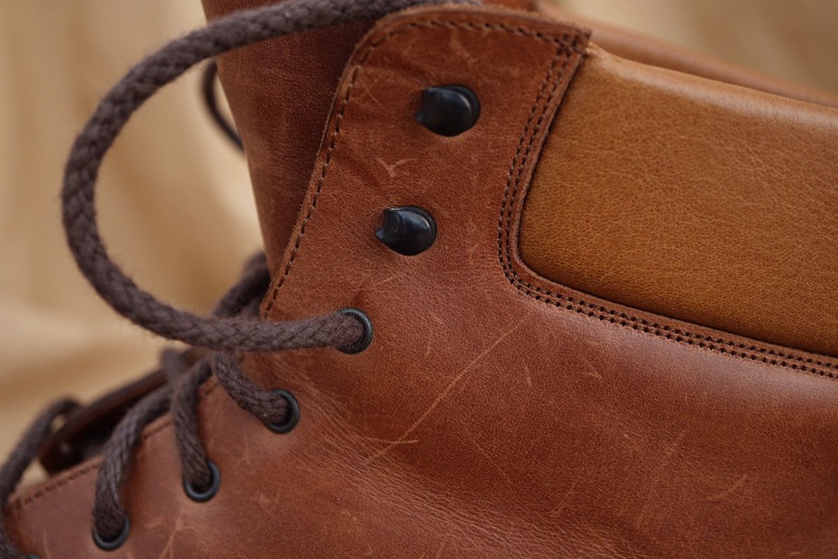 Other LAMBSKIN SHOEPASSION BOOTS VEG TANNED OILY LEATHER Size US 8.5 / EU 41-42 - 7 Thumbnail