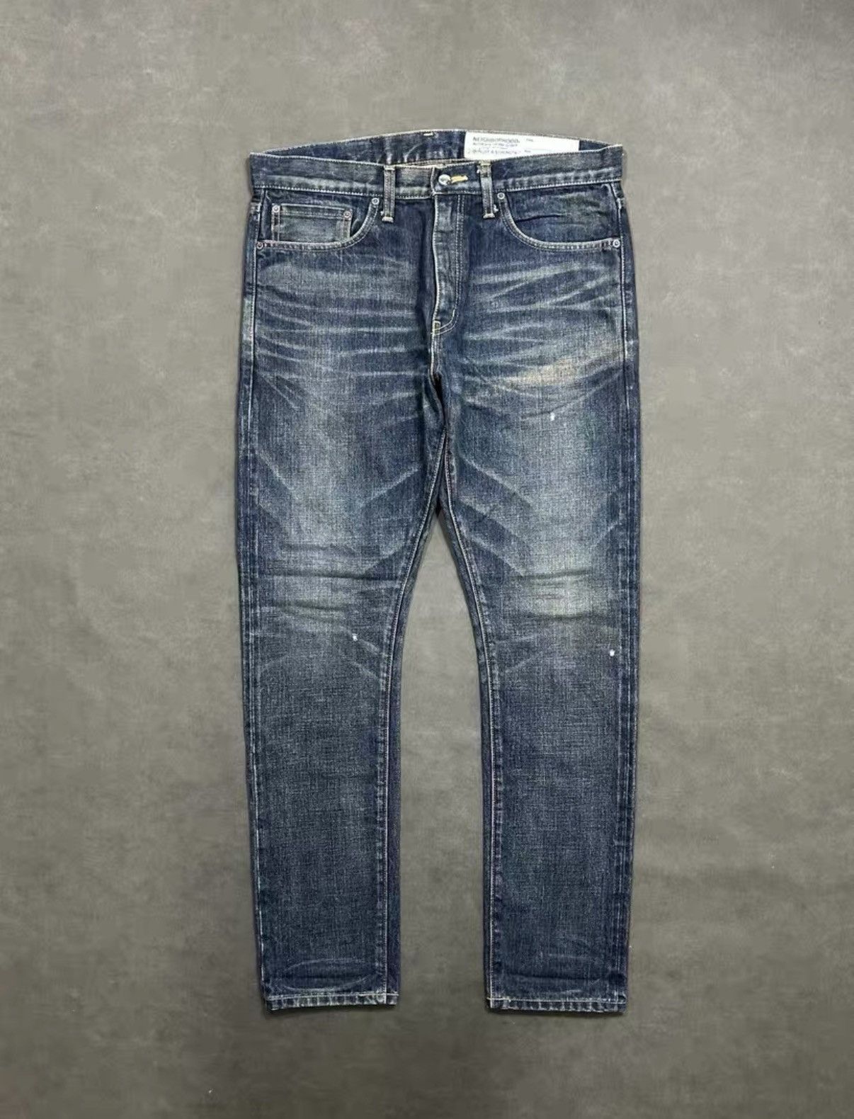 Neighborhood NEIGHBORHOOD WASHED.DP NARROW 15AW Washed Jeans J16 Size US 36 / EU 52 - 1 Thumbnail