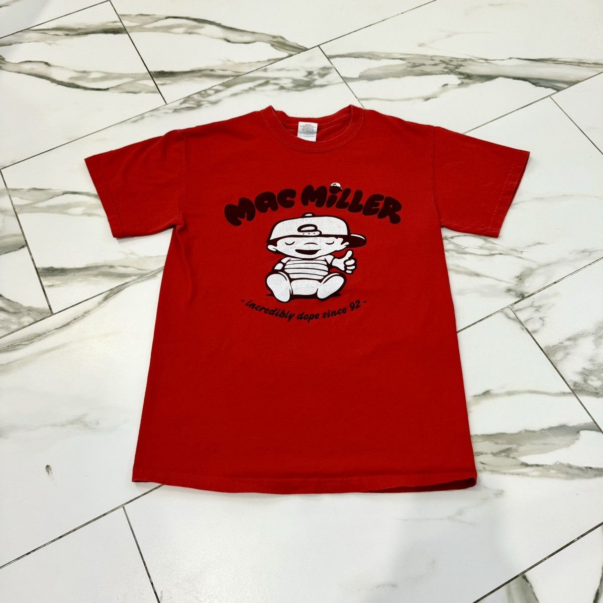Rap Tees 2012 MAC MILLER MOST DOPE THUMBS UP TEE! Size US S / EU 44-46 / 1 - 2 Thumbnail