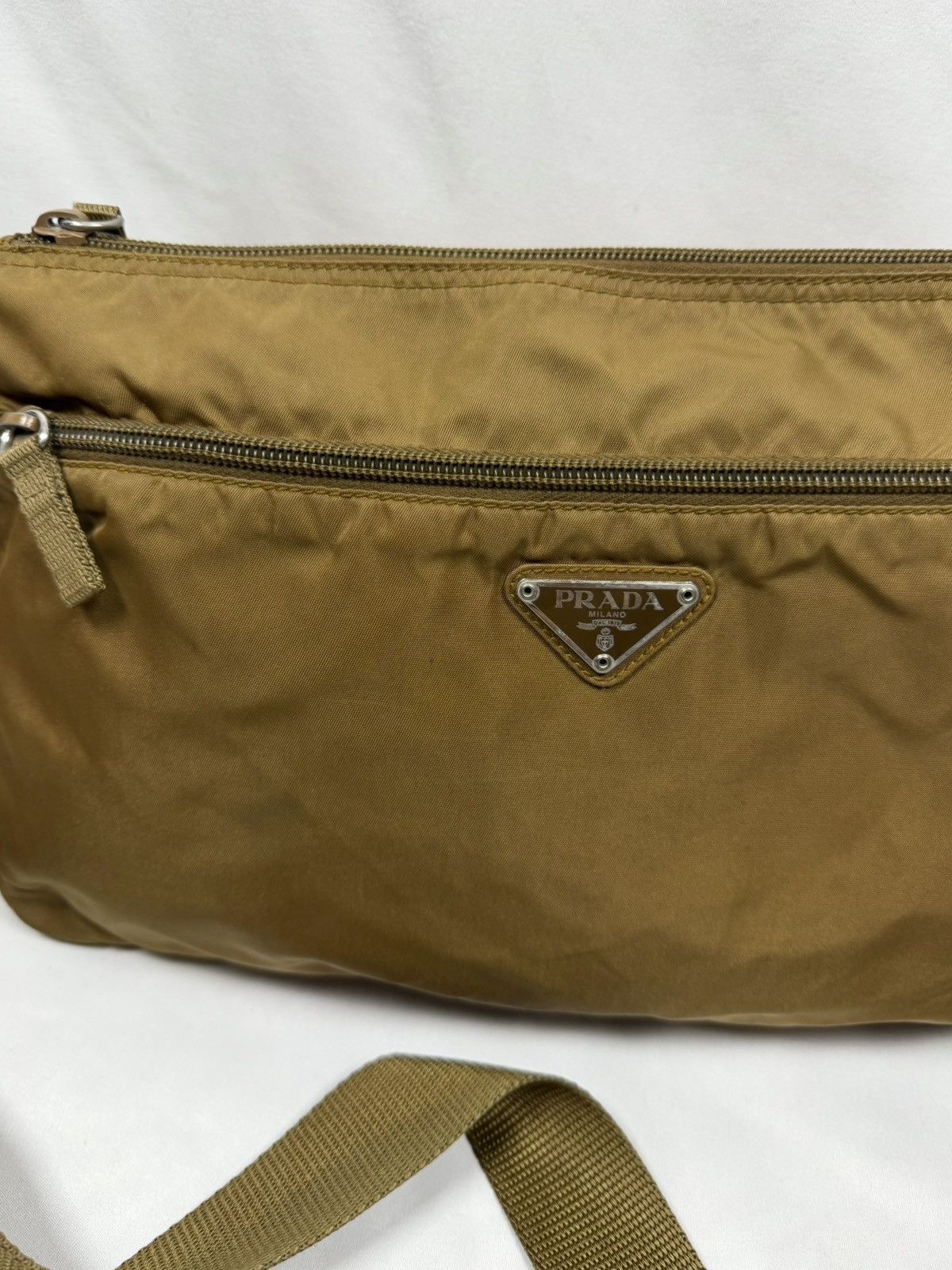 Prada Prada ‘Tobacco’ Vela Nylon Messenger Bag Size ONE SIZE - 5 Thumbnail