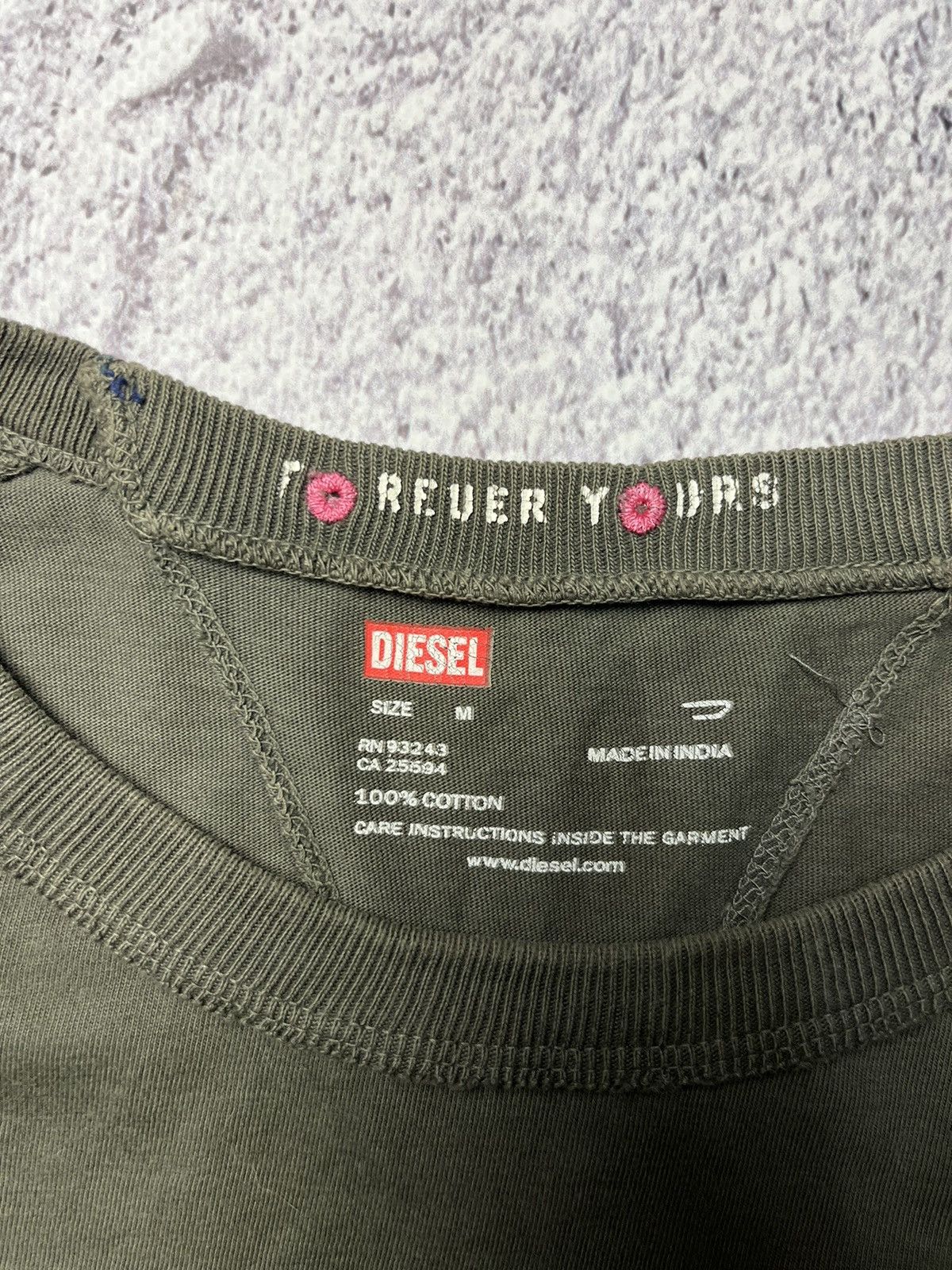Diesel Vintage Avant Garde Diesel long Sleeve Big Logo size M Size US M / EU 48-50 / 2 - 12 Thumbnail