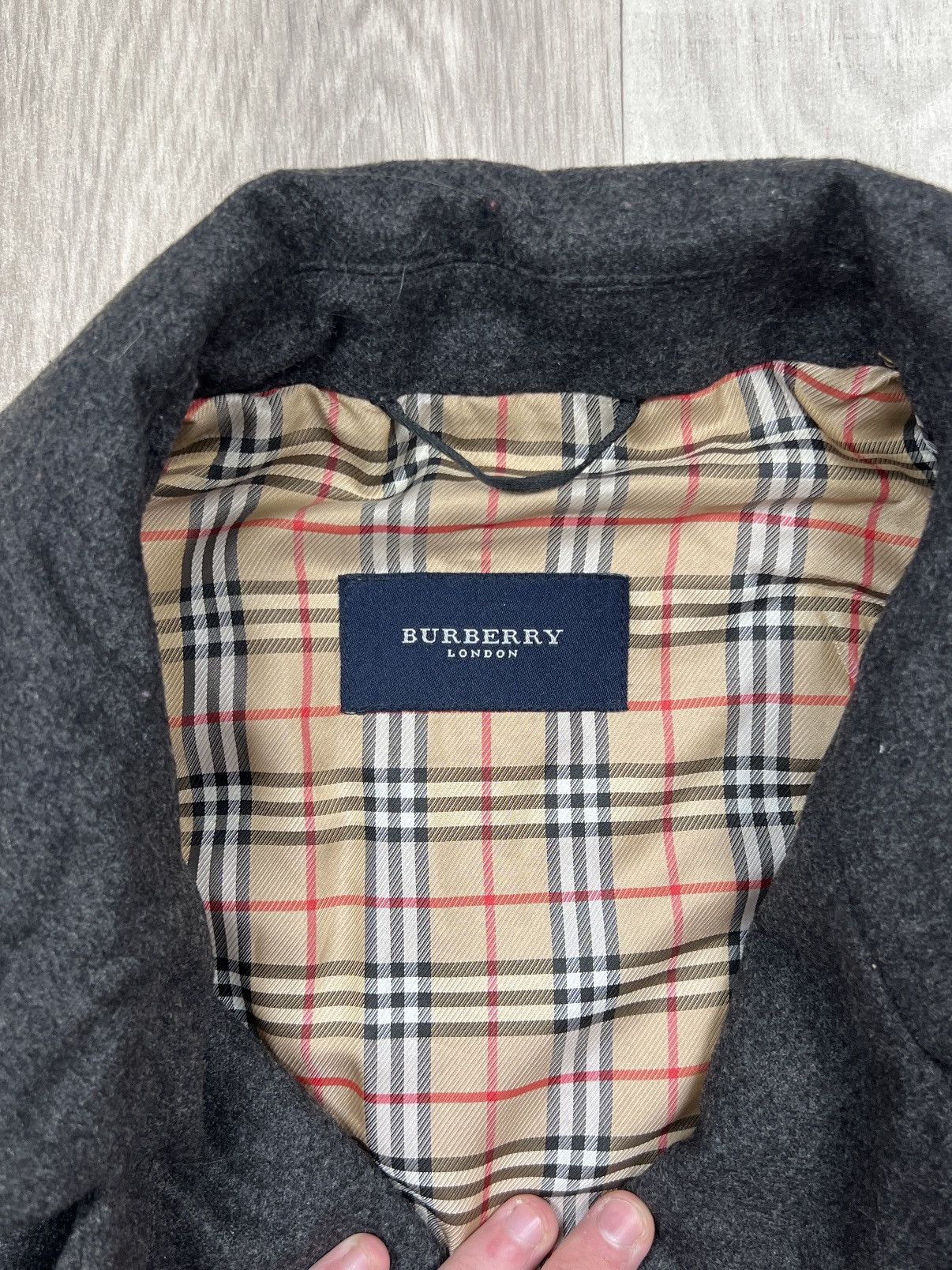 Burberry Burberry Wool Quilted Jacket (Y0287) Size XXL / US 16-18 / IT 52-54 - 7 Thumbnail