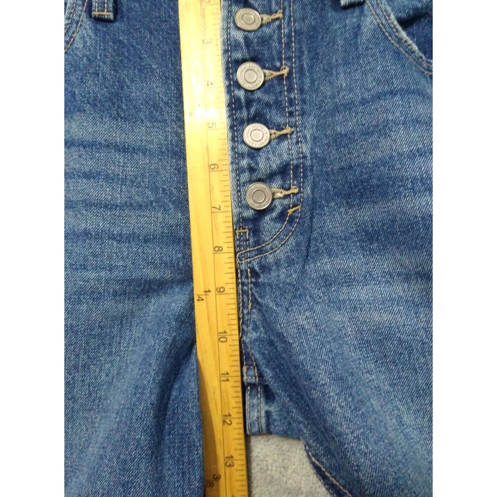 Lucky Brand Lucky Brand Jeans Womens Blue Denim Mid Rise Relaxed Fit Button Fly 8/29 Size 30" / US 8 / IT 44 - 4 Thumbnail